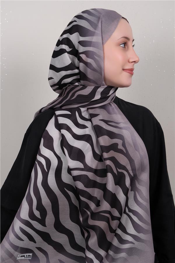 Silk Life Firuze Soft Şal 1529-4
