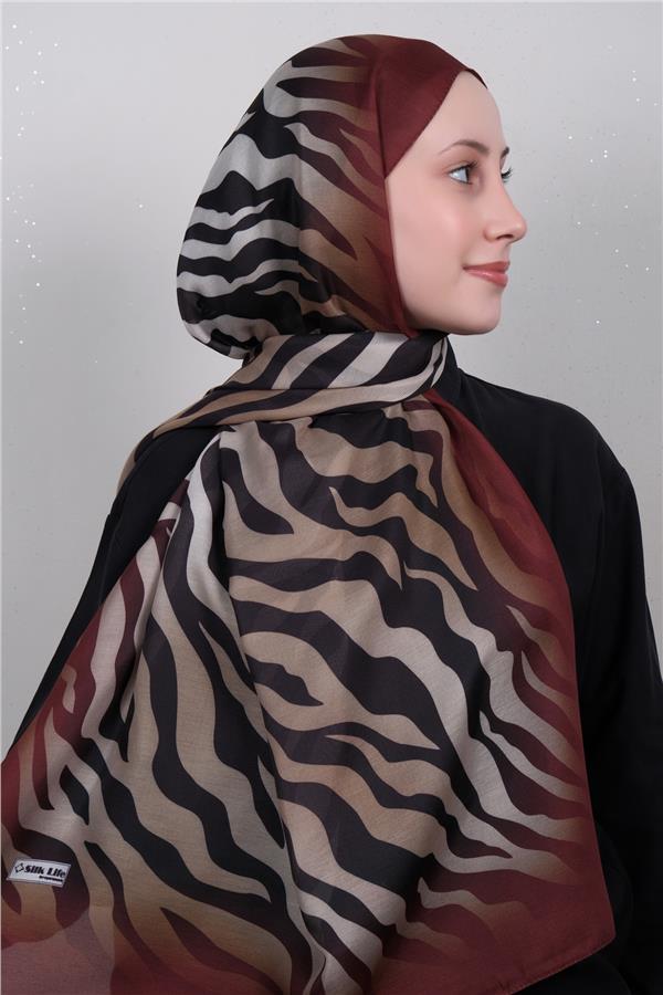 Silk Life Firuze Soft Şal 1529-5