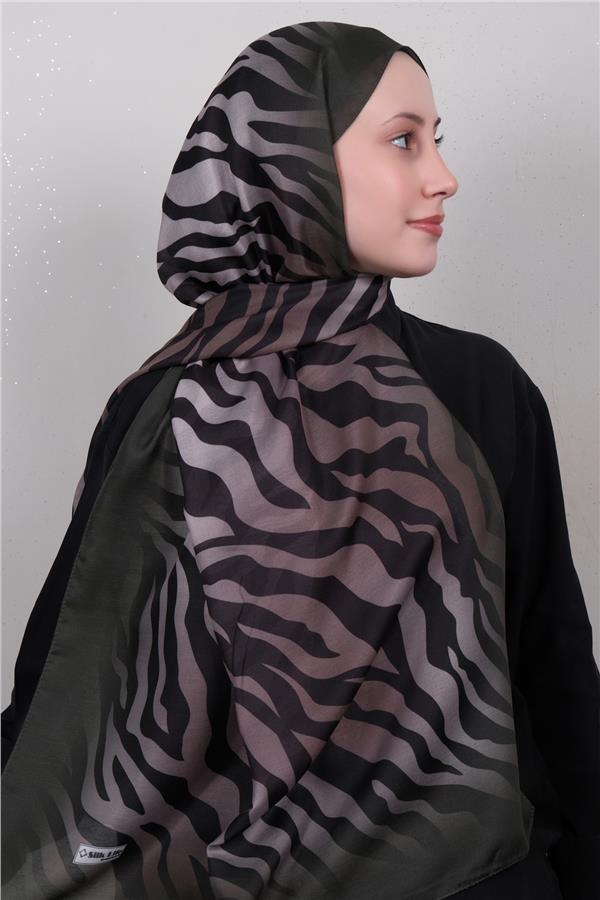 Silk Life Firuze Soft Şal 1529-8