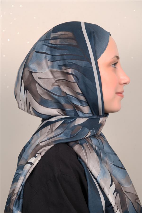 Silk Life Firuze Soft Şal 1531-1