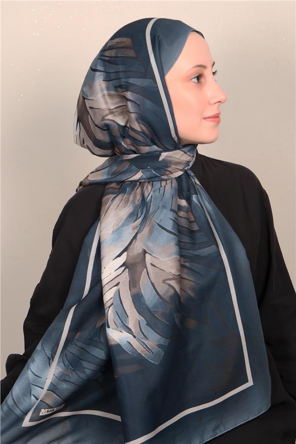 Silk Life Firuze Soft Şal 1531-1