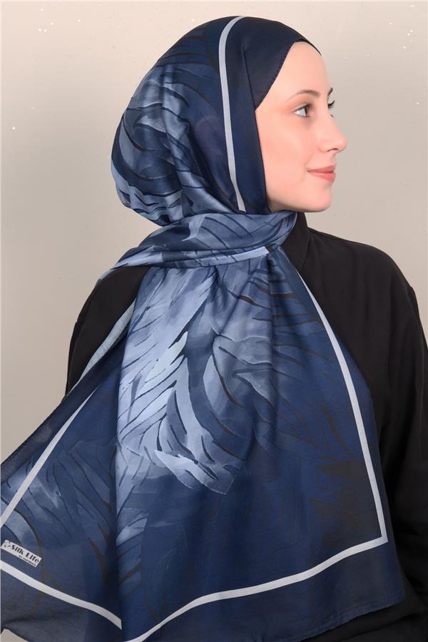 Silk Life Firuze Soft Şal 1531-7