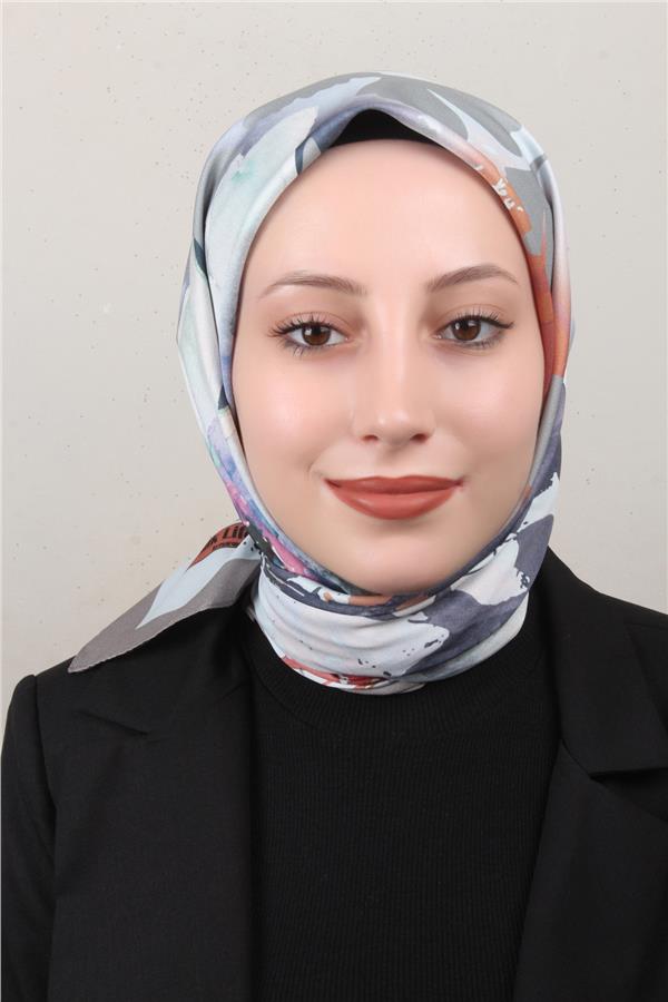 Silk Life Lotus Eşarp 4120-6 Duman