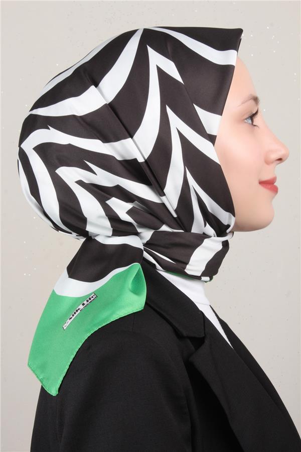 Silk Life Lotus Eşarp 4122-9 Benetton