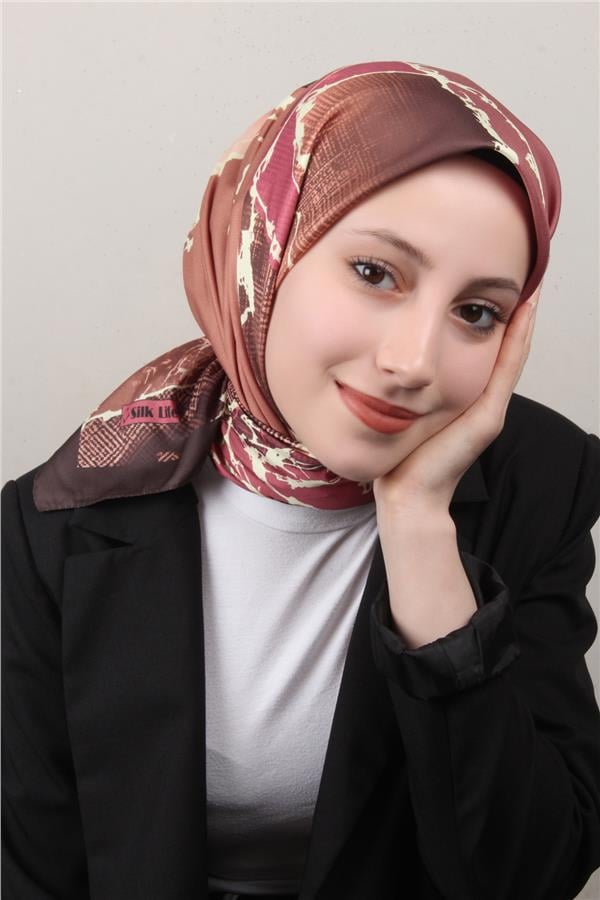 Silk Life Lotus Eşarp 4124-4 Lotus