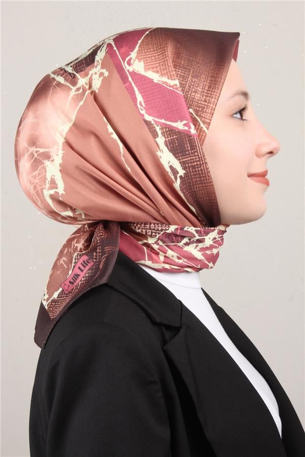 Silk Life Lotus Eşarp 4124-4 Lotus