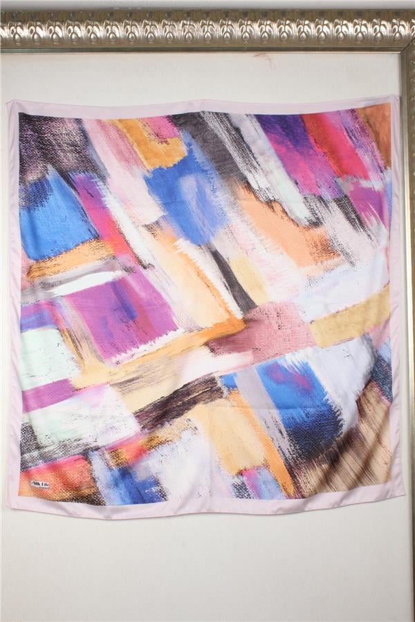 Silk Life Lotus Eşarp 4125-5 Karışık