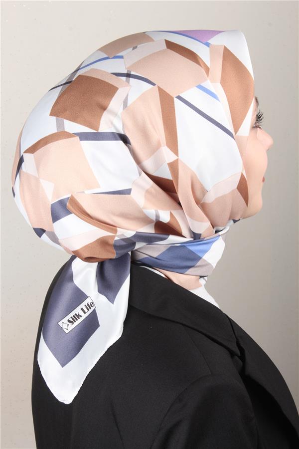 Silk Life Lotus Eşarp 4126-4 