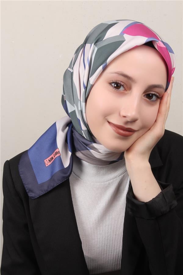 Silk Life Lotus Eşarp 4126-6