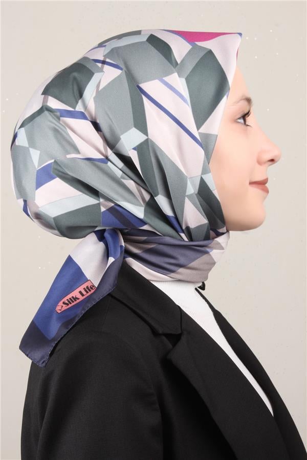 Silk Life Lotus Eşarp 4126-6