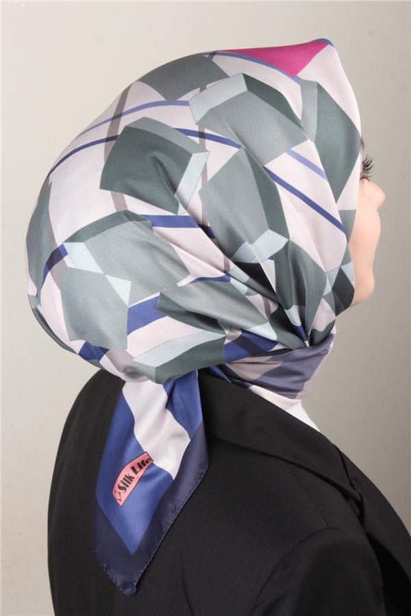 Silk Life Lotus Eşarp 4126-6