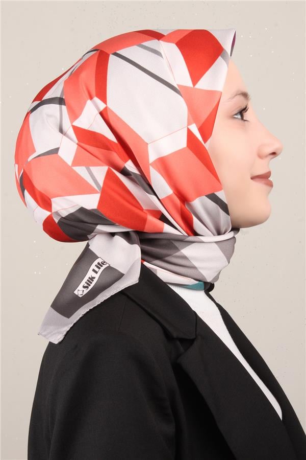 Silk Life Lotus Eşarp 4126-8