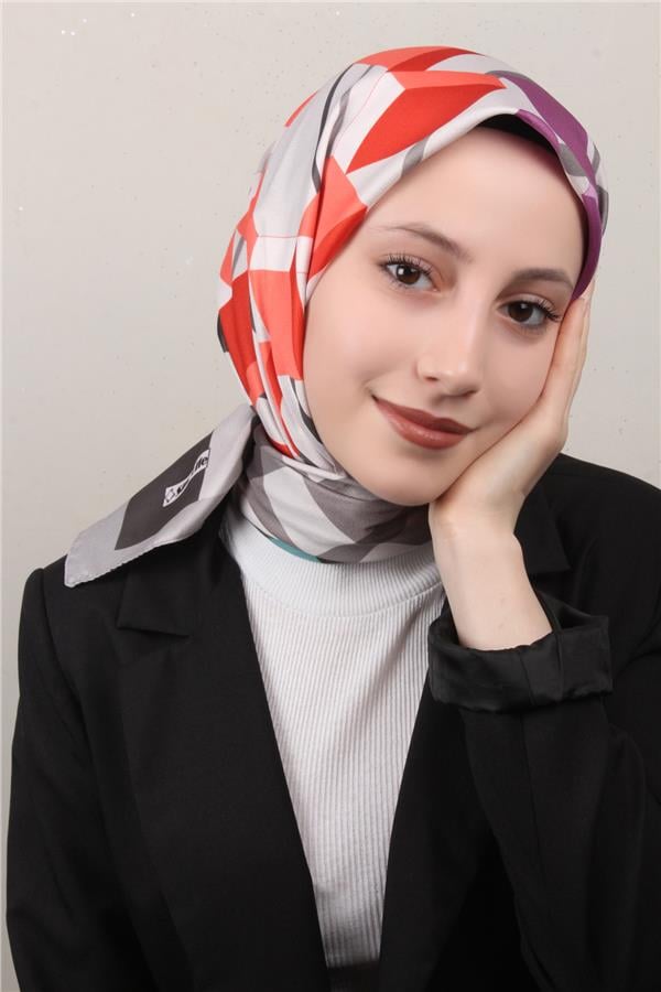 Silk Life Lotus Eşarp 4126-8