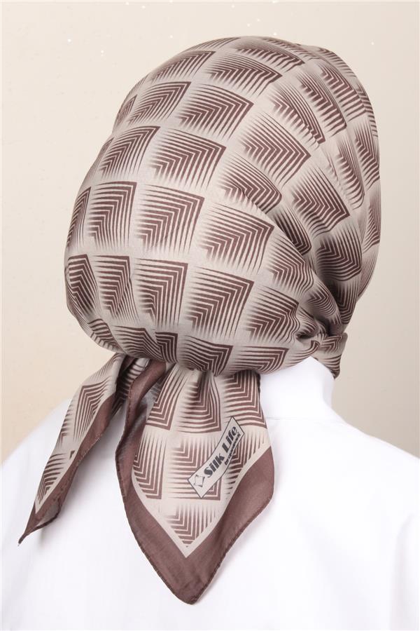 Silk Life Soft Pamuk Eşarp 4129-10 Haki