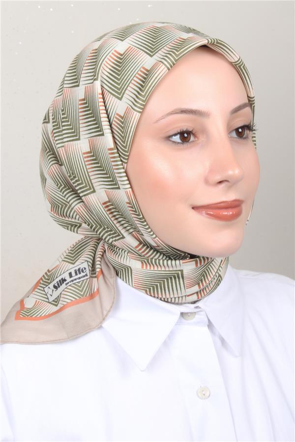 Silk Life Soft Pamuk Eşarp 4129-14 