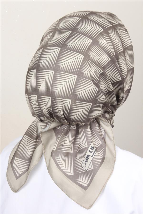 Silk Life Soft Pamuk Eşarp 4129-5 Yeşil 