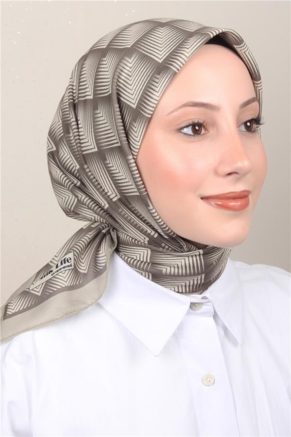 Silk Life Soft Pamuk Eşarp 4129-5 Yeşil 