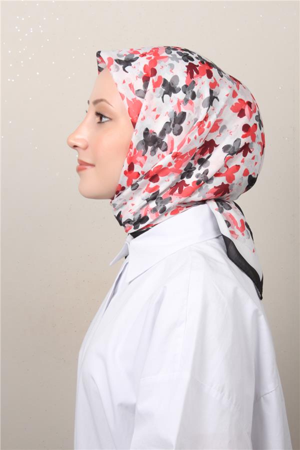 Silk Life Soft Pamuk Eşarp 4131-11 Siyah 