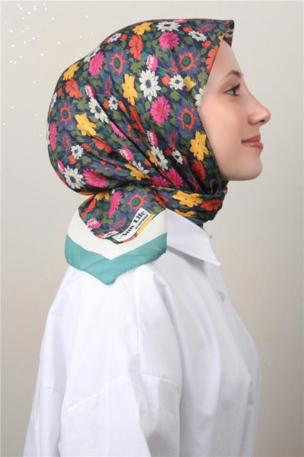 Silk Life Soft Pamuk Eşarp 4132-3 