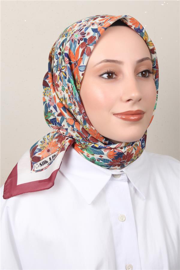 Silk Life Soft Pamuk Eşarp 4133-1