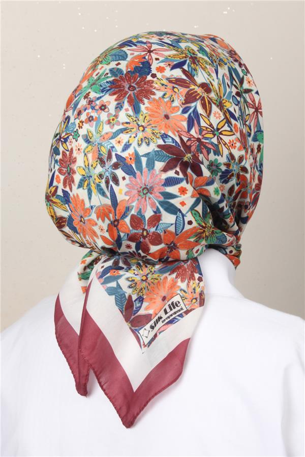 Silk Life Soft Pamuk Eşarp 4133-1