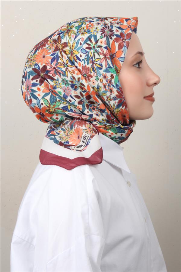 Silk Life Soft Pamuk Eşarp 4133-1