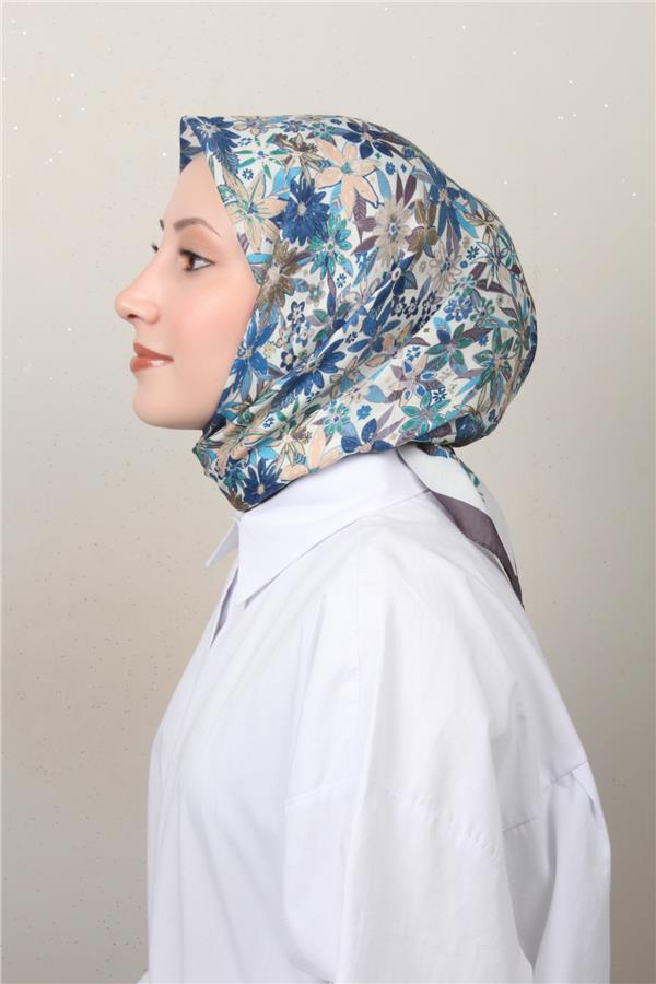 Silk Life Soft Pamuk Eşarp 4133-3 Gri 