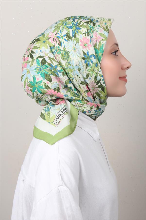Silk Life Soft Pamuk Eşarp 4133-8 
