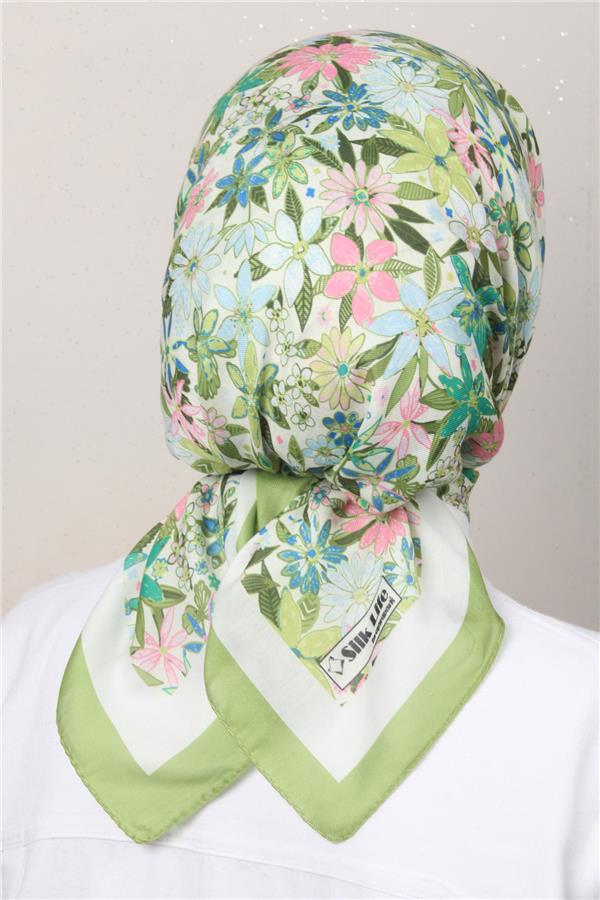 Silk Life Soft Pamuk Eşarp 4133-8 