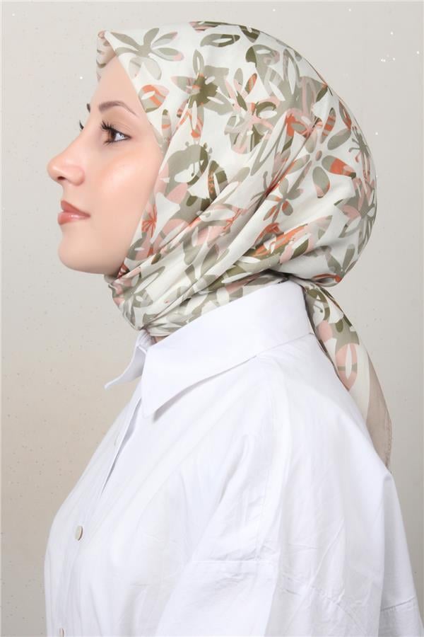 Silk Life Soft Pamuk Eşarp 4134-3 