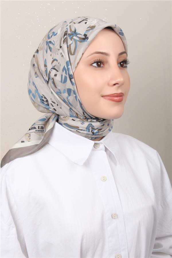 Silk Life Soft Pamuk Eşarp 4134-4