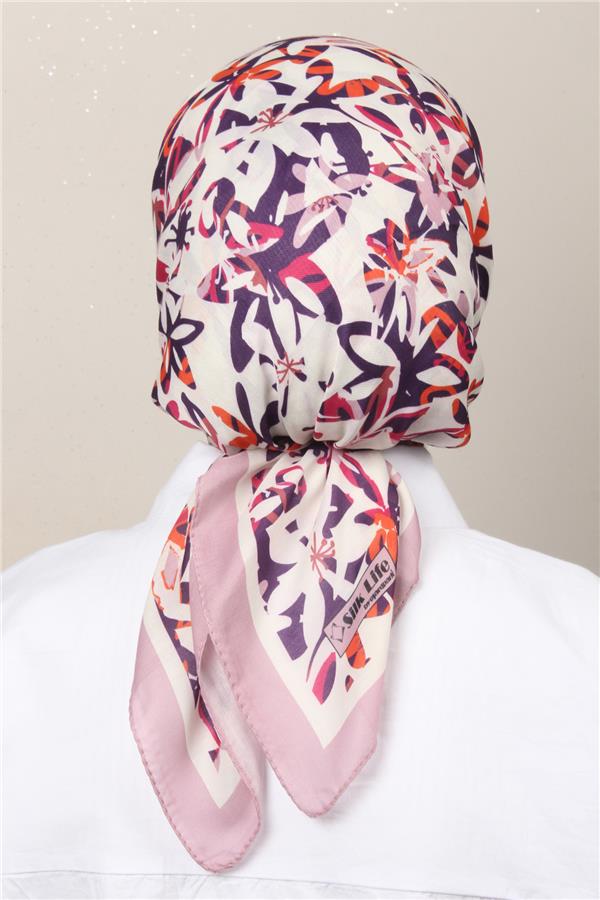 Silk Life Soft Pamuk Eşarp 4134-5