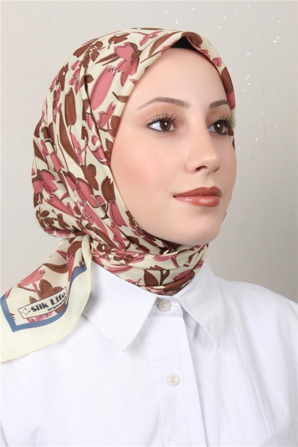 Silk Life Soft Pamuk Eşarp 4143-2