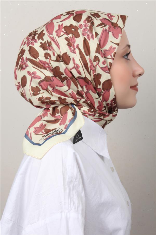 Silk Life Soft Pamuk Eşarp 4143-2