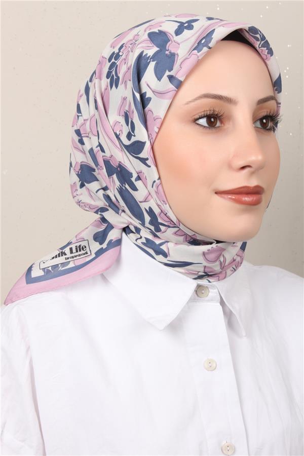 Silk Life Soft Pamuk Eşarp 4143-3