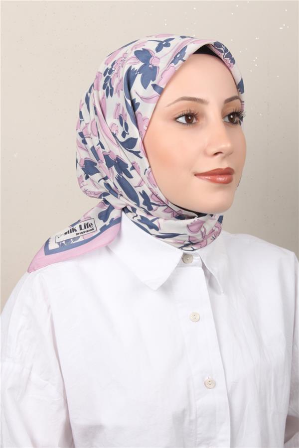 Silk Life Soft Pamuk Eşarp 4143-3