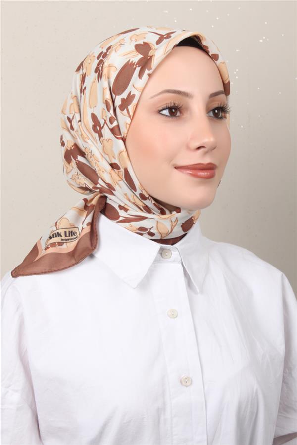 Silk Life Soft Pamuk Eşarp 4143-4