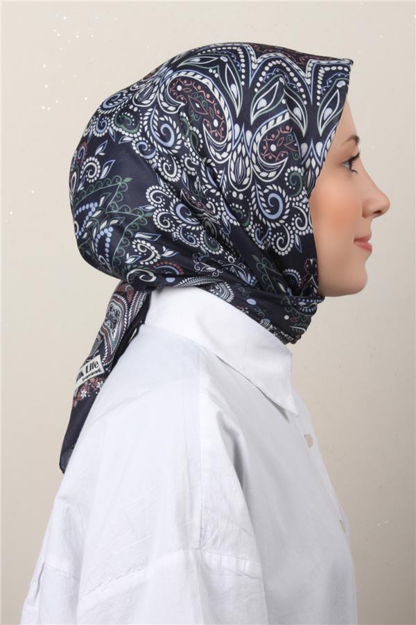 Silk Life Soft Pamuk Eşarp 4145-2