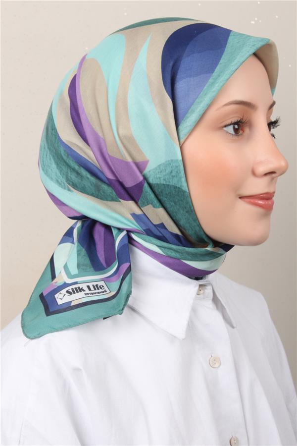 Silk Life Soft Pamuk Eşarp 4146-1