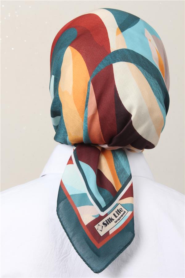 Silk Life Soft Pamuk Eşarp 4146-3