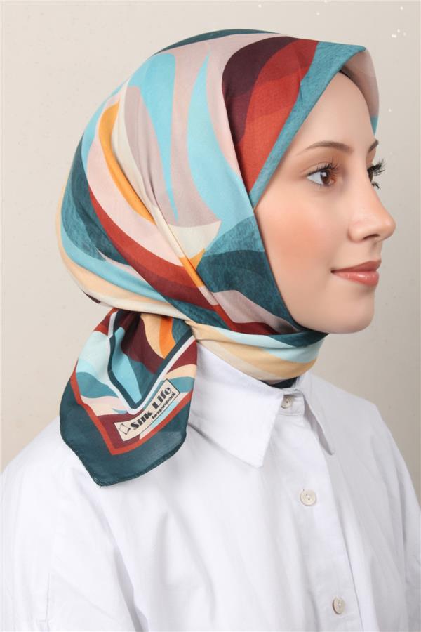 Silk Life Soft Pamuk Eşarp 4146-3