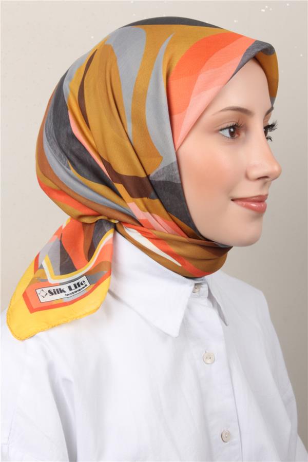 Silk Life Soft Pamuk Eşarp 4146-5