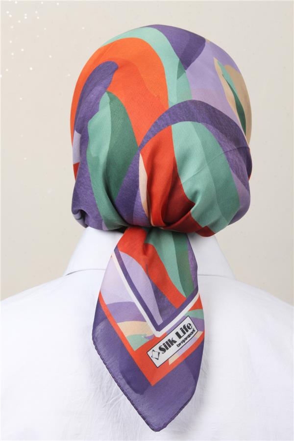Silk Life Soft Pamuk Eşarp 4146-7