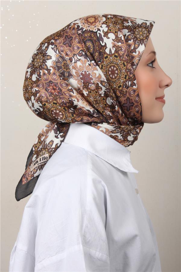 Silk Life Soft Pamuk Eşarp 4148-1