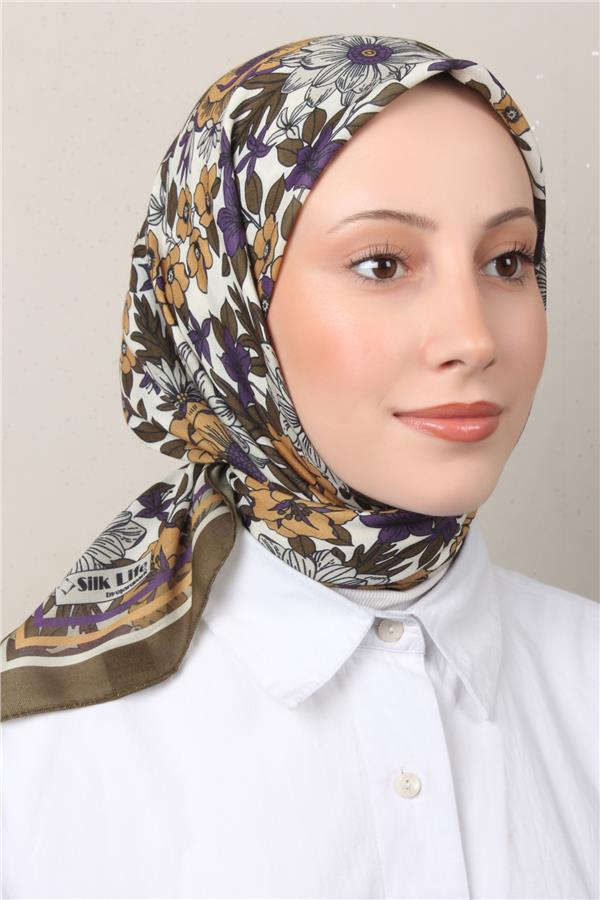 Silk Life Soft Pamuk Eşarp 4149-1