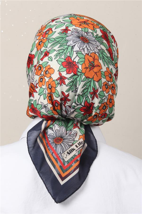 Silk Life Soft Pamuk Eşarp 4149-7