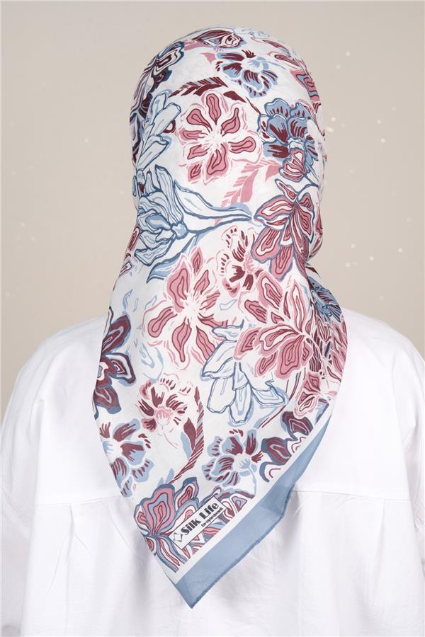 Silk Life Soft Pamuk Eşarp 4306-1