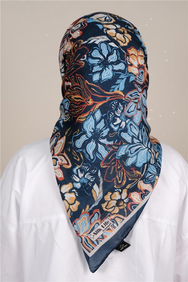 Silk Life Soft Pamuk Eşarp 4306-12 