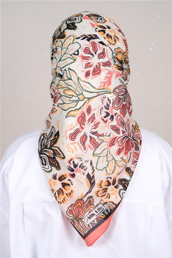 Silk Life Soft Pamuk Eşarp 4306-7