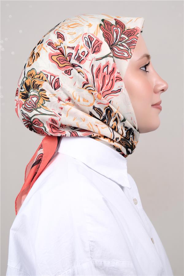 Silk Life Soft Pamuk Eşarp 4306-7